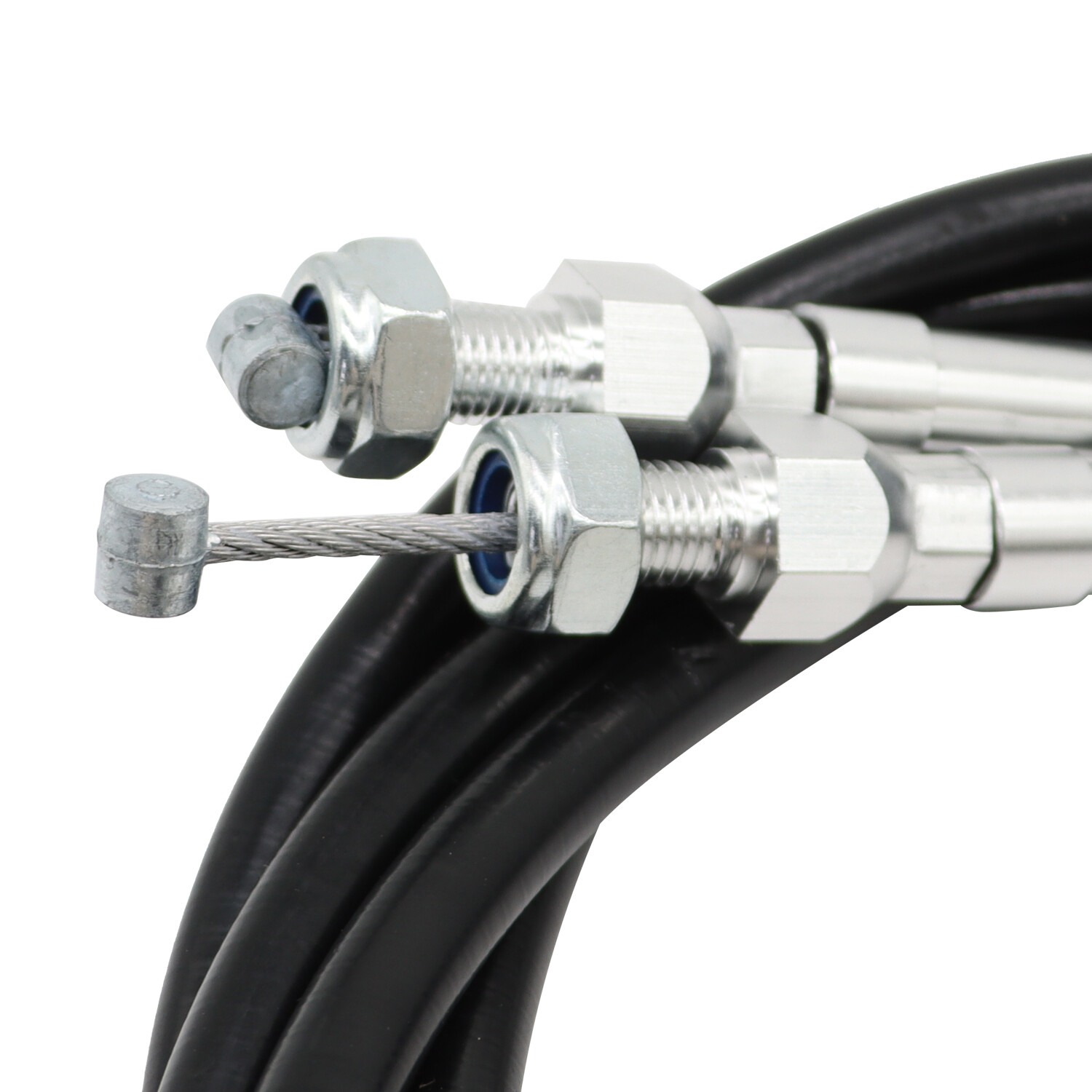 330-9371 Universal Rear Parking Brake Emergency E-Brake Cable Kit Black
