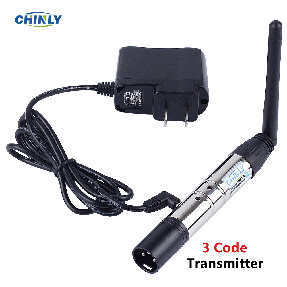 DMX512 Controller 1 Transmitter with 3 Receiver Wireless Control for Stage Light
