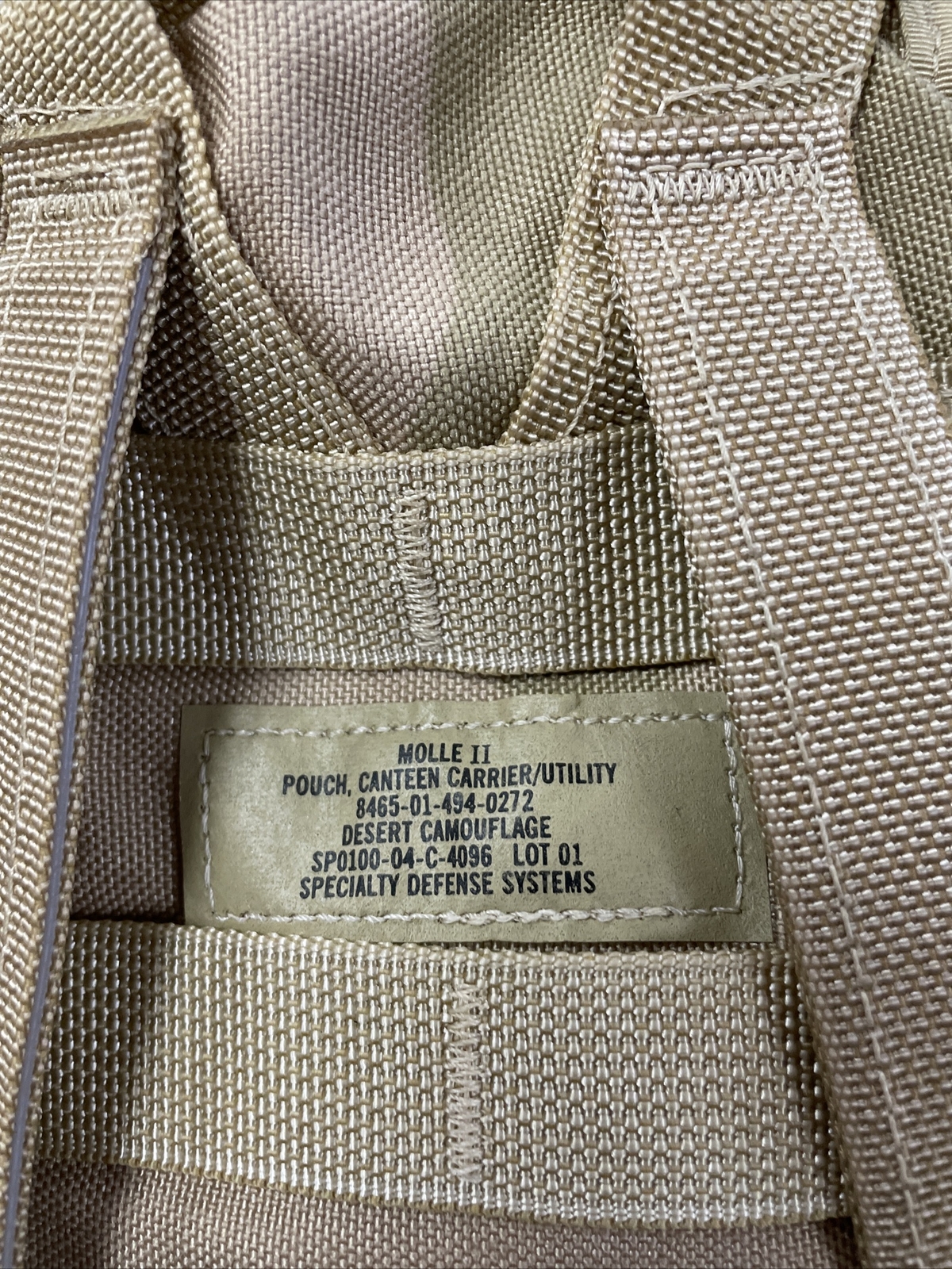 MOLLE II Canteen Utility GP Pouch (B18-50)