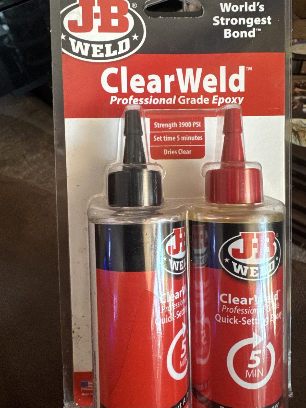 JB Weld 50240 ClearWeld Professional Grade Epoxy