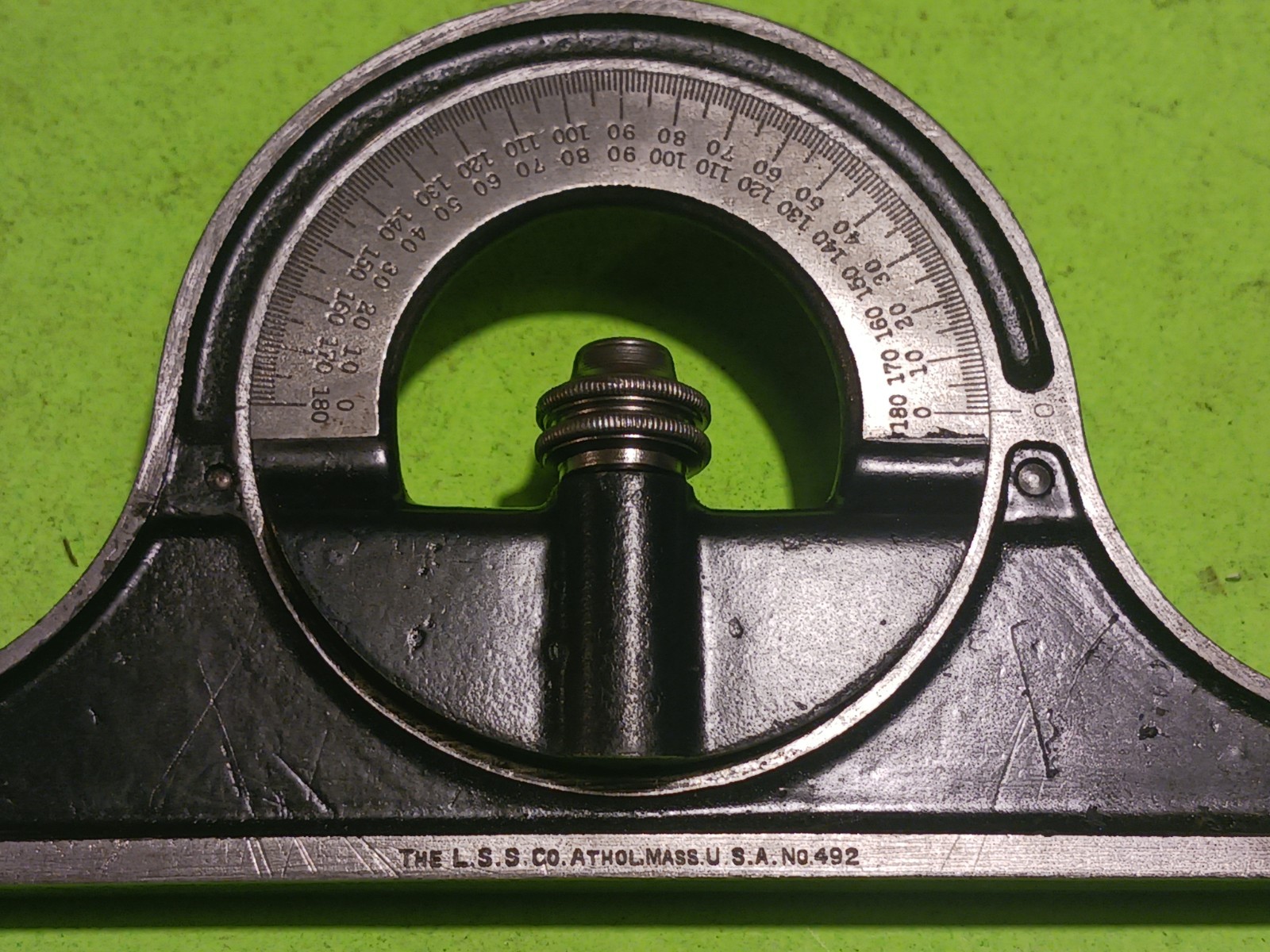 Starrett Combination Square 5pcs Head,Protractor,center Head, 12" rule & scribe