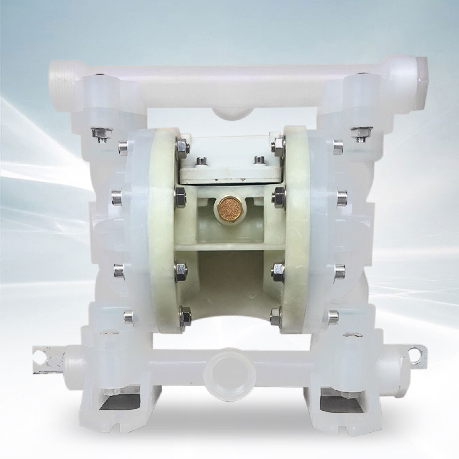 Pneumatic Double Diaphragm Transfer Chemical Industrial Oil Pump 3/4" In &Outlet