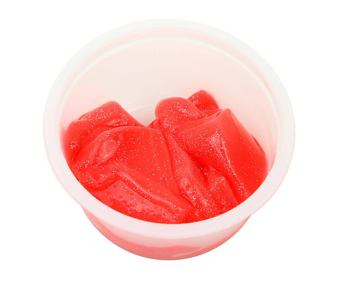 CanDo Sparkle Theraputty Exercise Material - 2 oz - Red - Soft