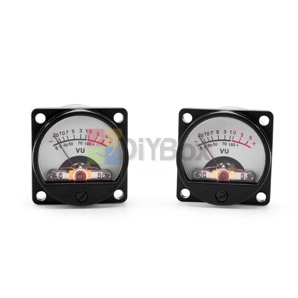 2x VU Meter DB Panel Sound Level Display & Driver Board for DIY Amplifier New