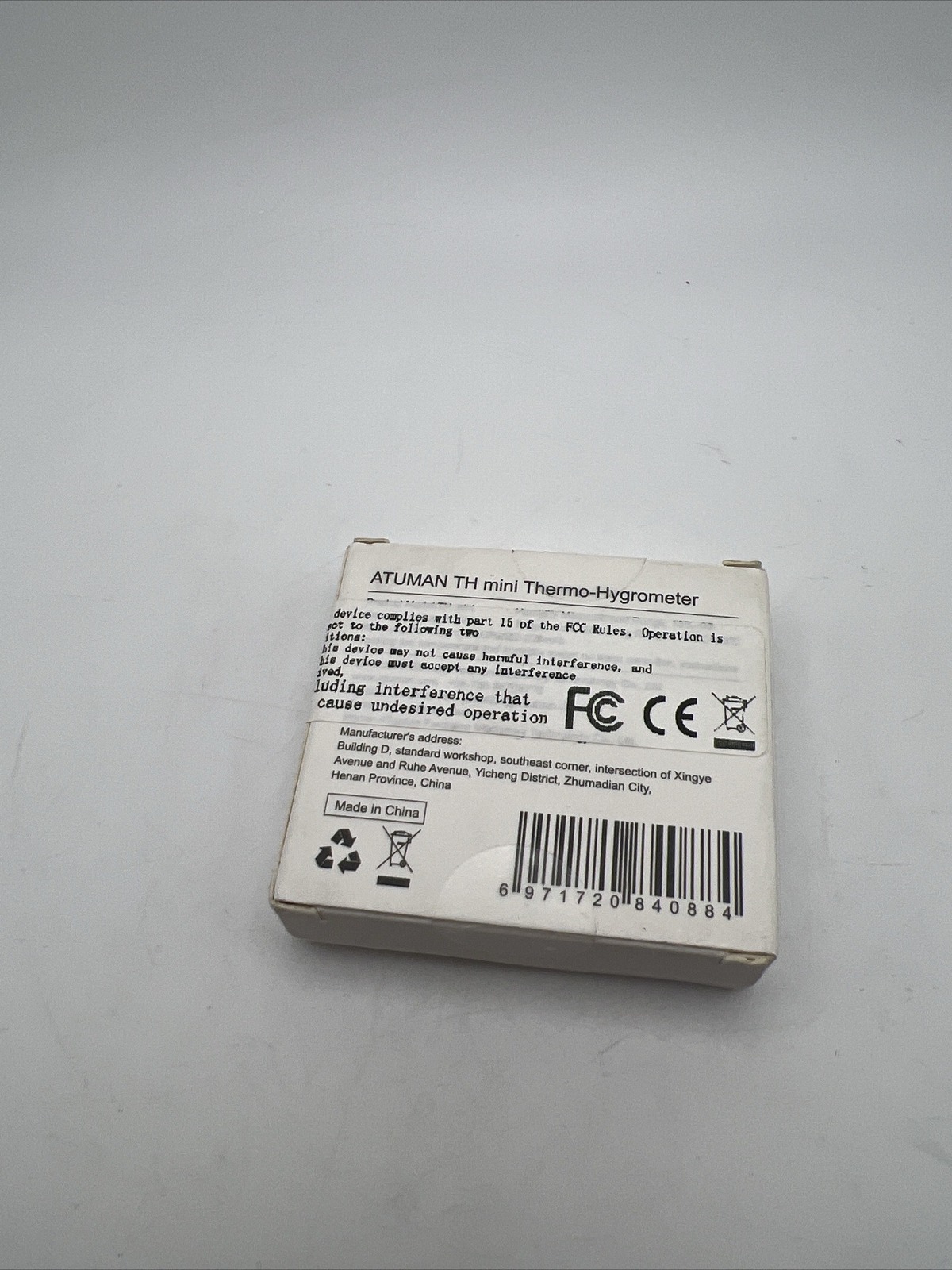 Atuman TH Mini Thermo-Hygrometer