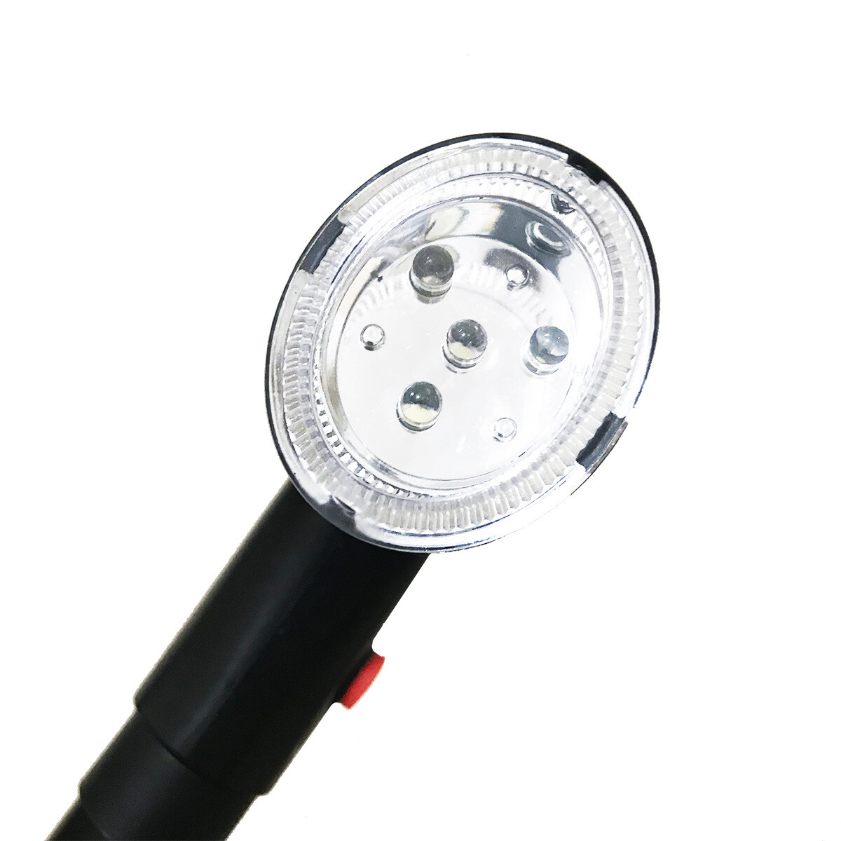 Elder Folding Walking Stick Walking Cane Height Adjustable LED Light Alarm US