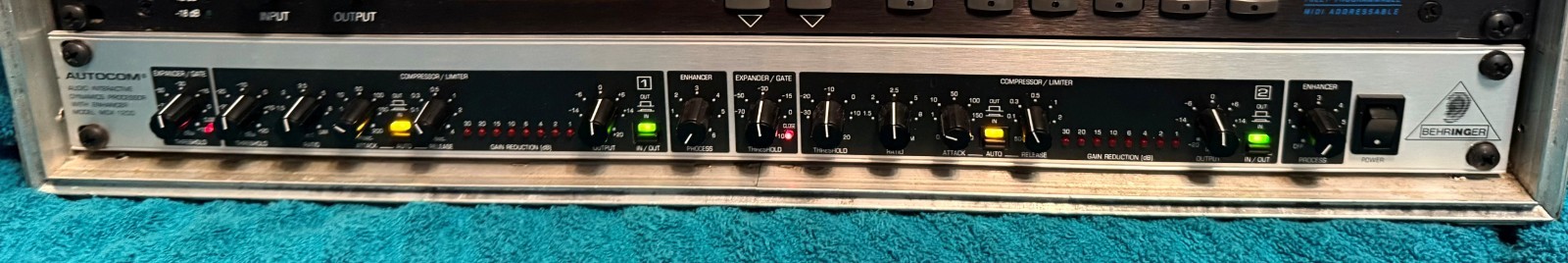 Behringer Autocom MDX1200 Interactive Dynamics Processor Dynamic Enhancer