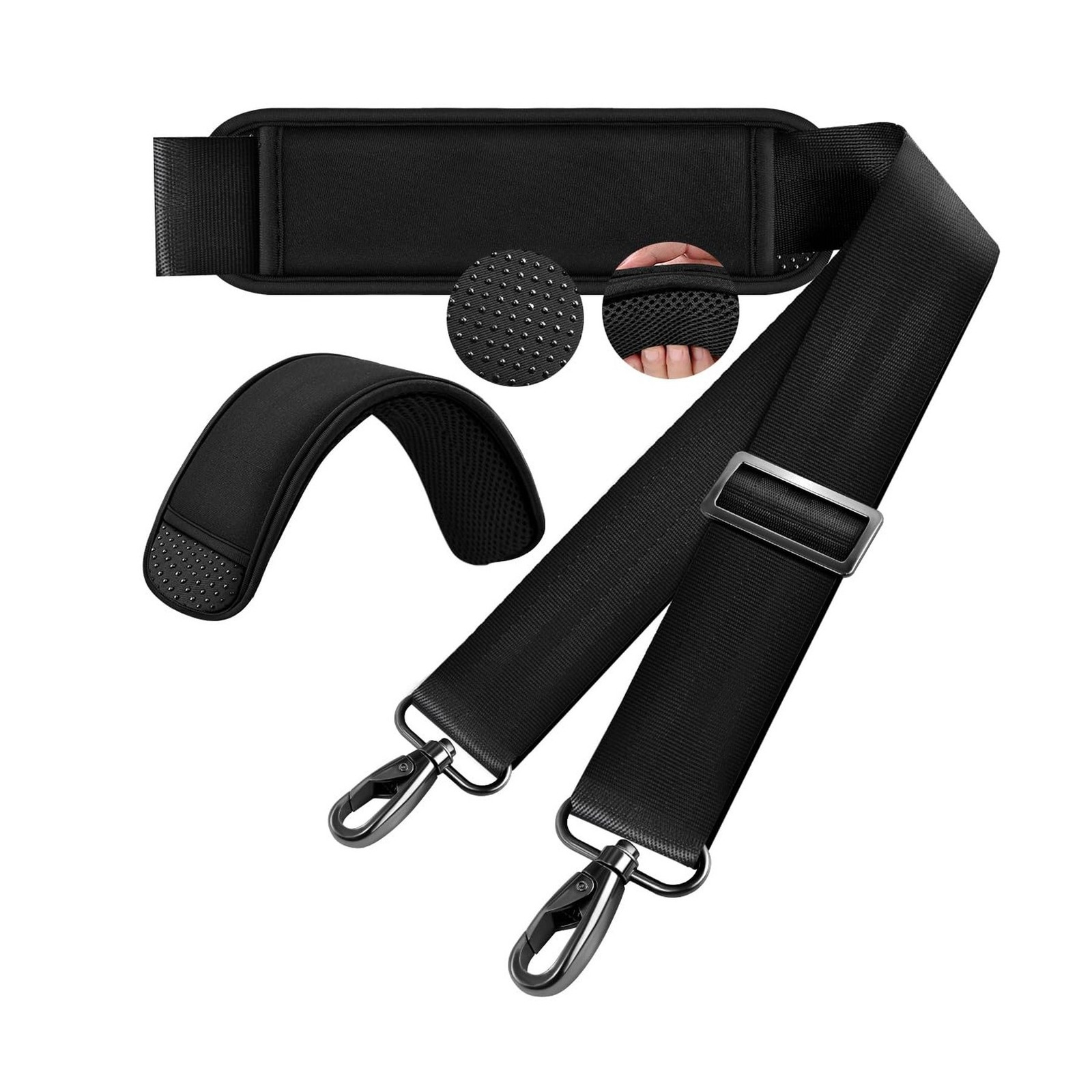 Hseok 60 Inch Shoulder Strap, Ultra-Thick and Padded with Metal Swi... Fast Ship