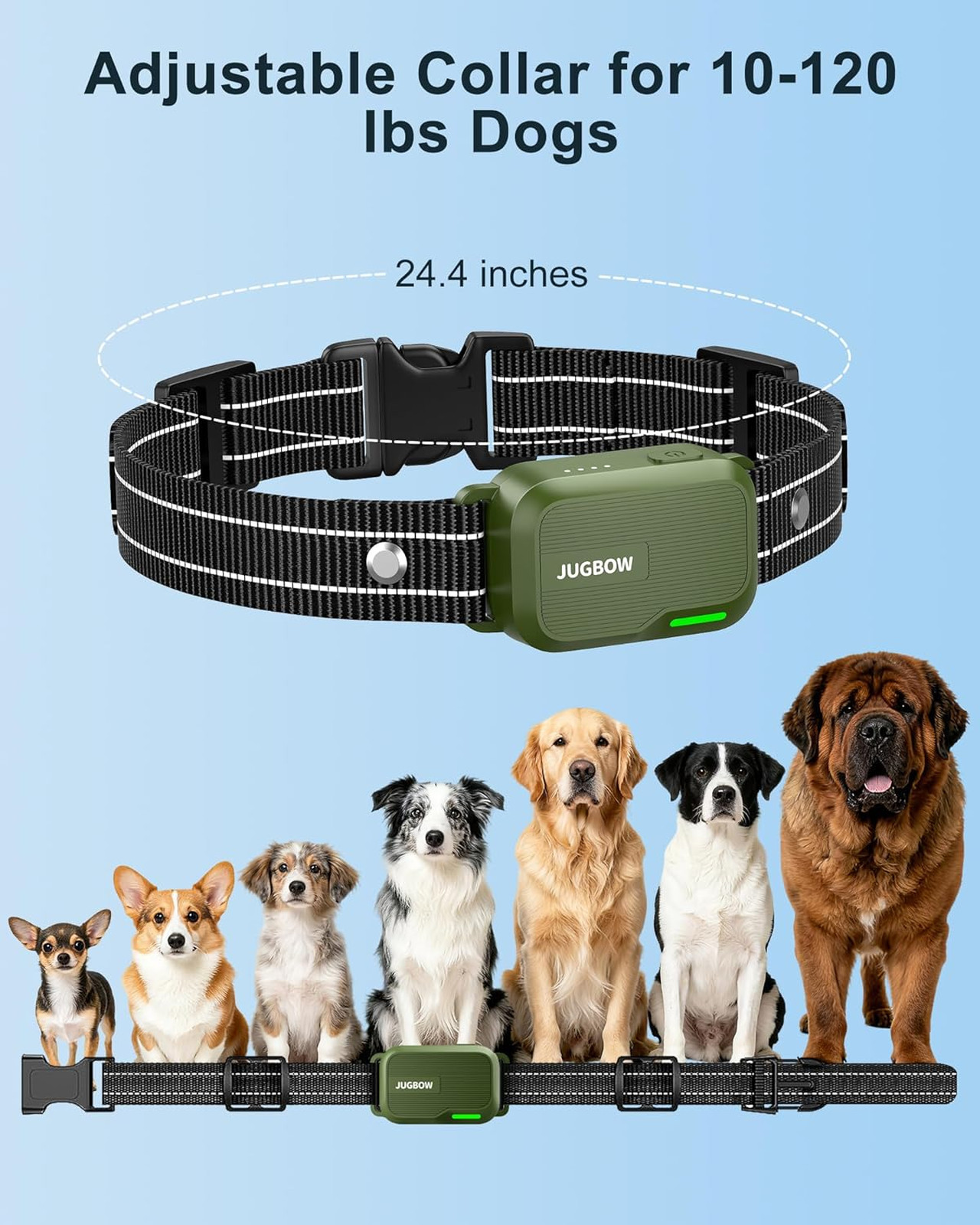 Dog Training Collar with Remote, Waterproof Shock Collar, 4500ft Range, 4 Modes