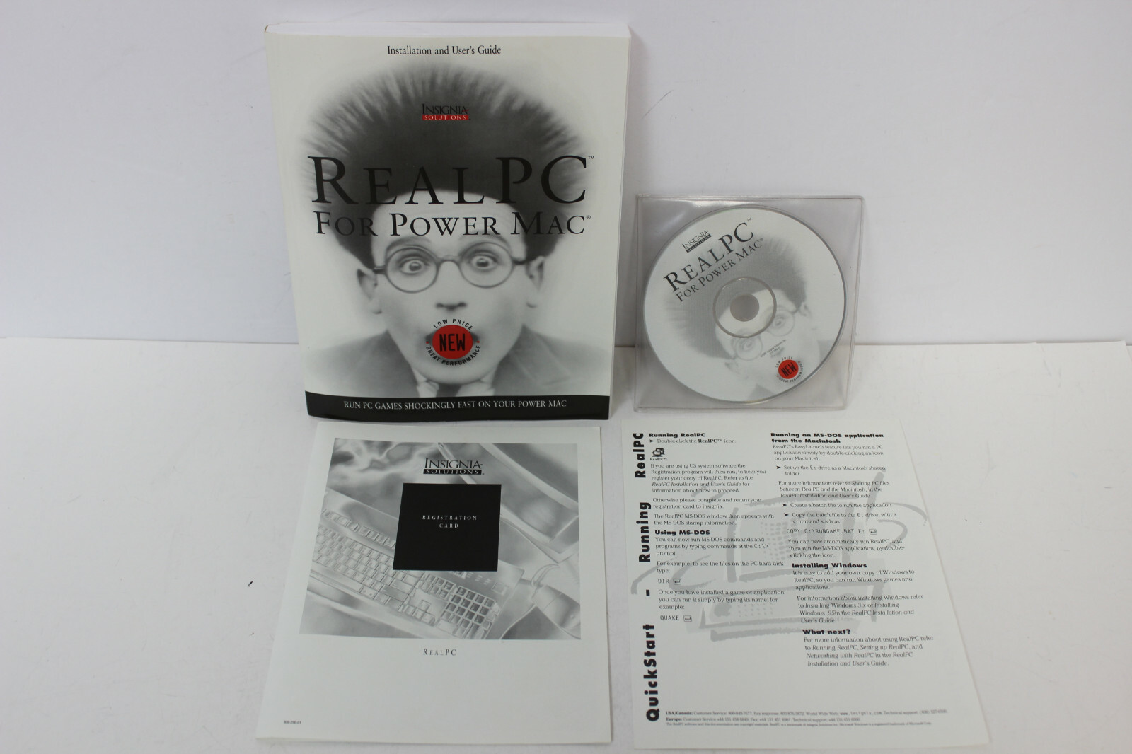 INSIGNIA SOLUTIONS REAL PC FOR POWER MAC VERSION 1.0