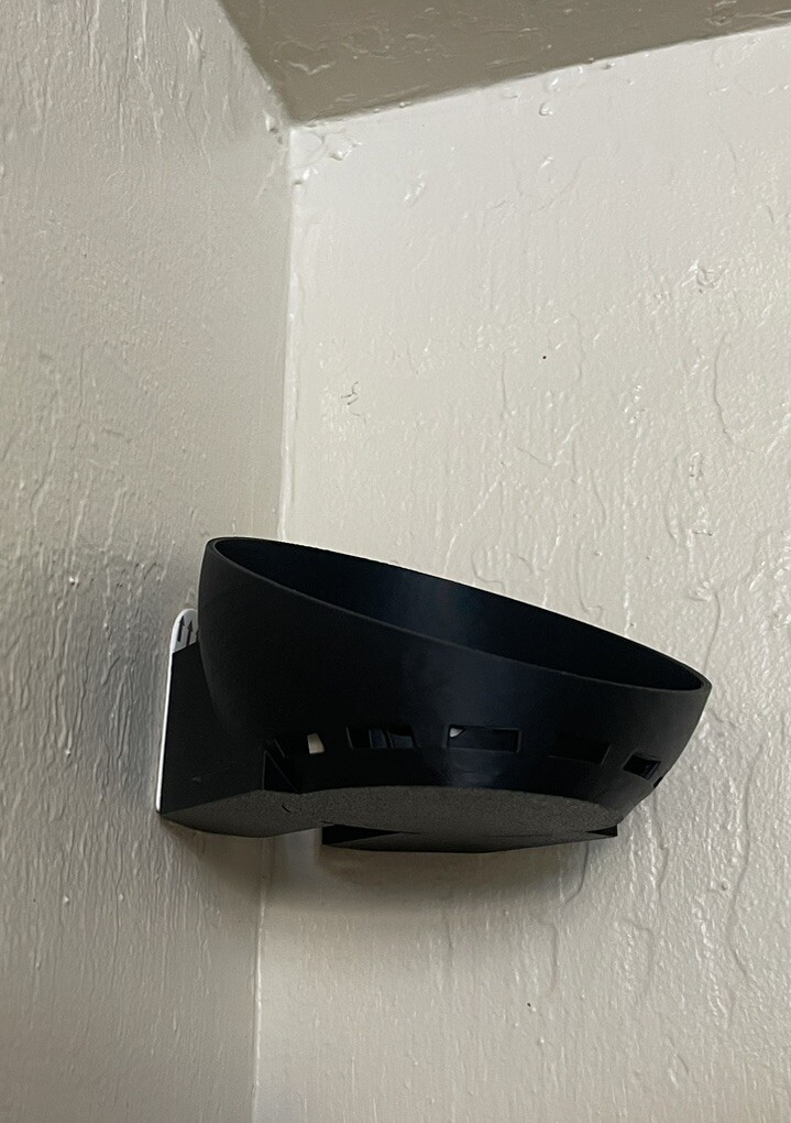 2- Pack Echo Dot 4/5 Wall & Corner Mount Bracket Holder Accessory BLACK!!