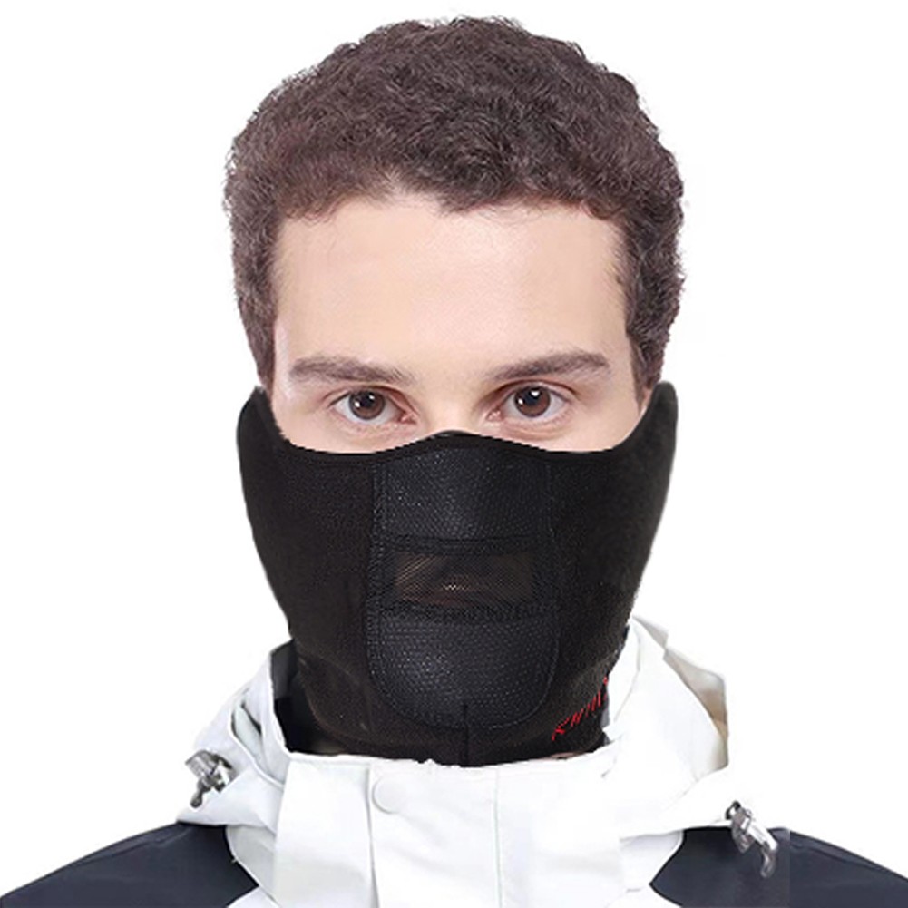 Winter Windproof Balaclava Ski Mask Thermal Fleece Half Face Mask for Men Women