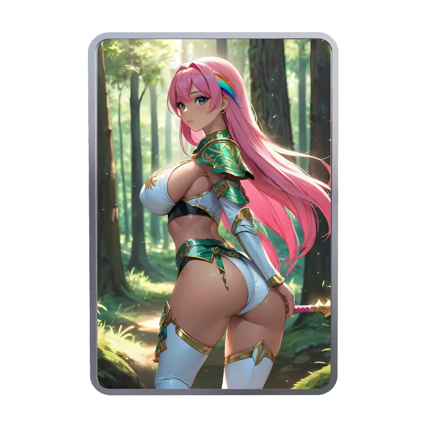 SEXY! 1 oz .999 Fine Silver Colorized Naughty Art Bar – Limited