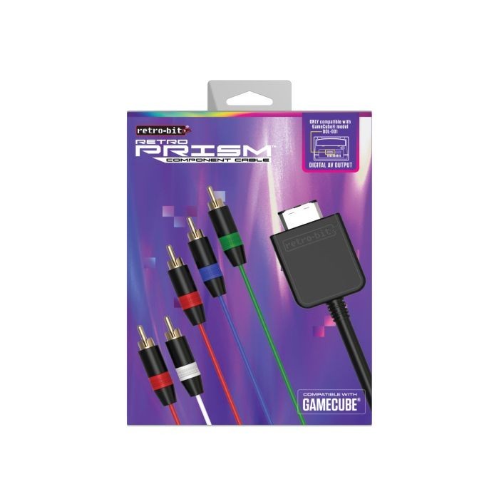 Retro-Bit Prism Component Cable GameCube DOL-001 HD Component YPbPr NEW