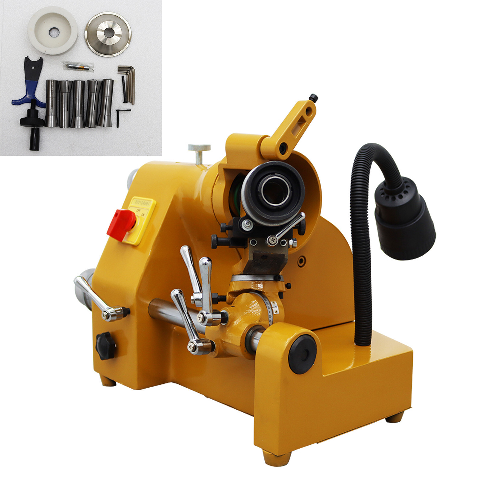 220V R8 Collets Power Universal Cutter Grinder Sharpener 220V 0.15"-0.5" 5200RPM