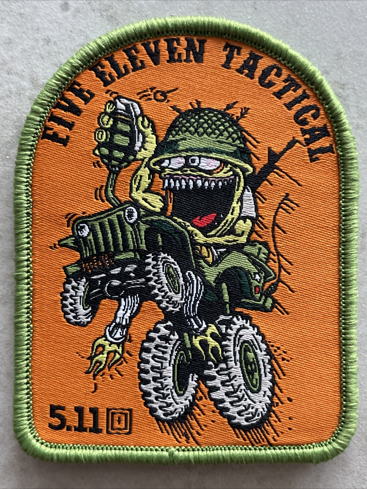 *BRAND NEW* 5.11 HOT ROD PATCH GRENADE JEEP WILLY HOOK BACKING
