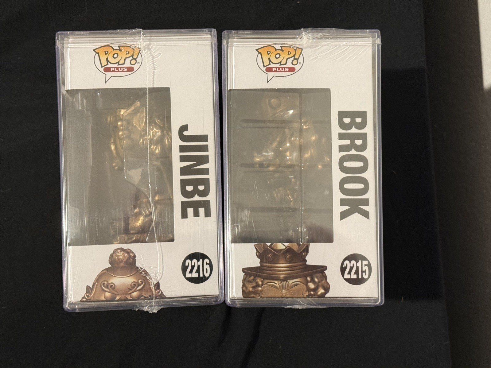 One Piece Funko Pop! Plus Brook and Jinbe (Bronze) + Protector