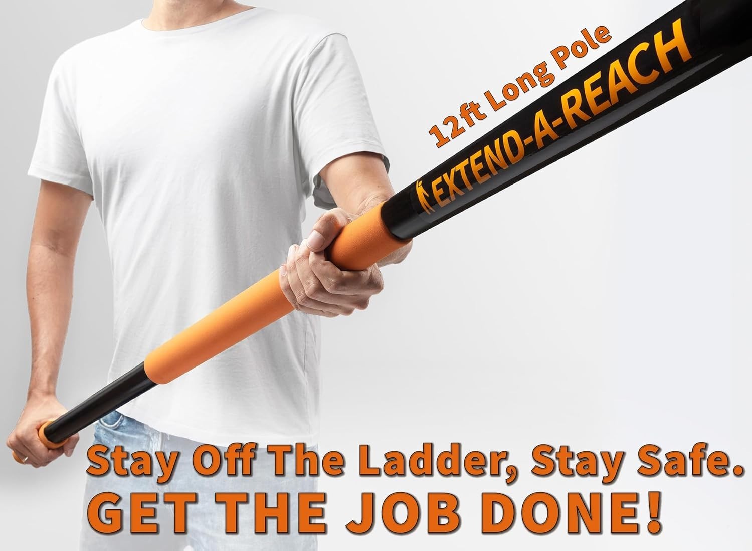 Ultimate Lightweight Cobweb Cleaner with 20 Ft Extendable for Safe Dusting