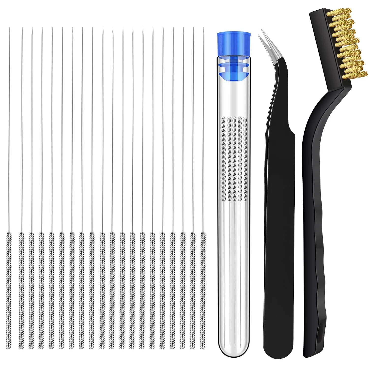 22PCS 3D Printer Nozzle Cleaning Kit, 3D Printer Cleaning Kit | with 20x 0.4mm N