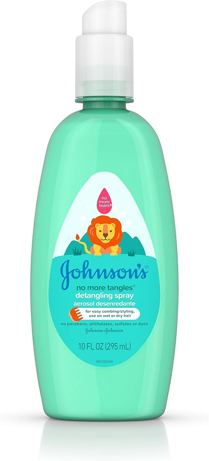 Johnson's No More Tangles Detangling Spray, 10 Fl Oz