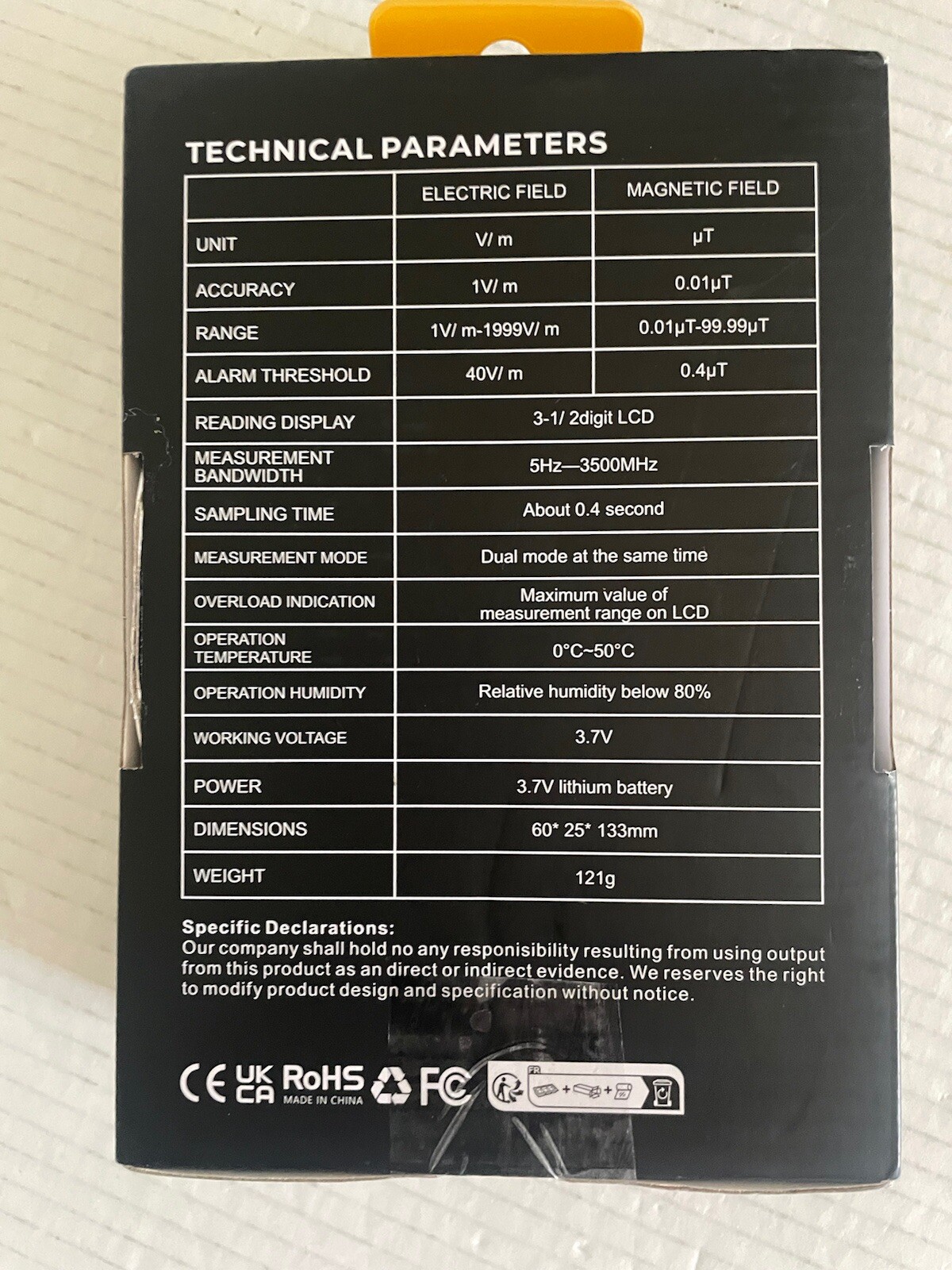 EMF Tester