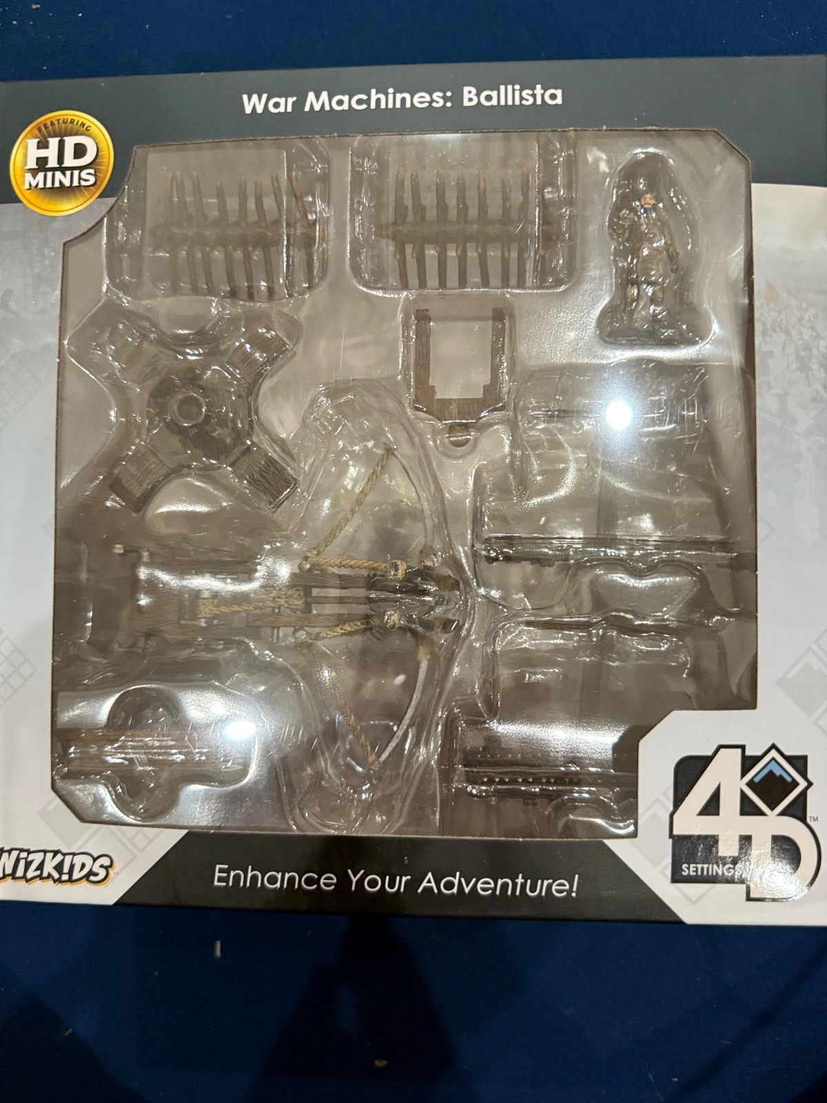 NIB WizKids 4D Settings - War Machines: Ballista | Pre-Painted Minis Weapon