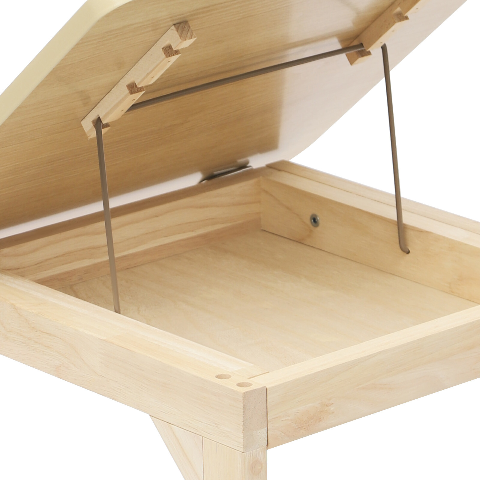 40cm Wood Color C-Shaped End Table C Table With Wheels Modern Couch Table