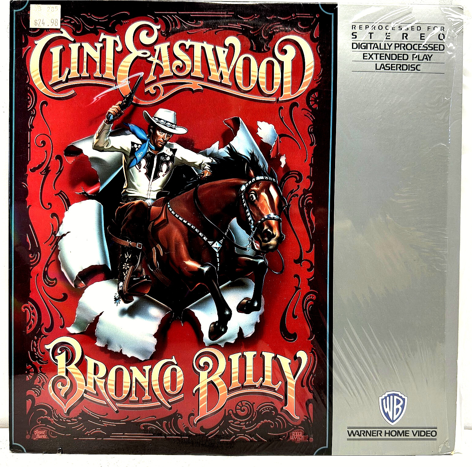 Bronco Billy Laserdisc 1980 Clint Eastwood
