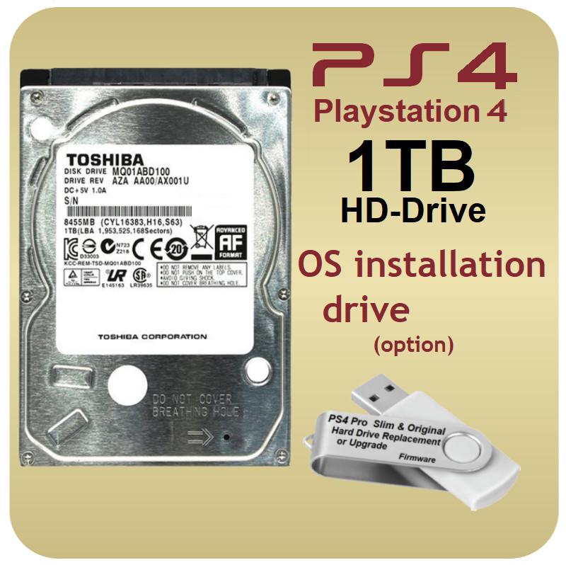Playstation 4 PS4 PRO Slim Original 1TB Internal Hard Drive Disk Drive OS Option