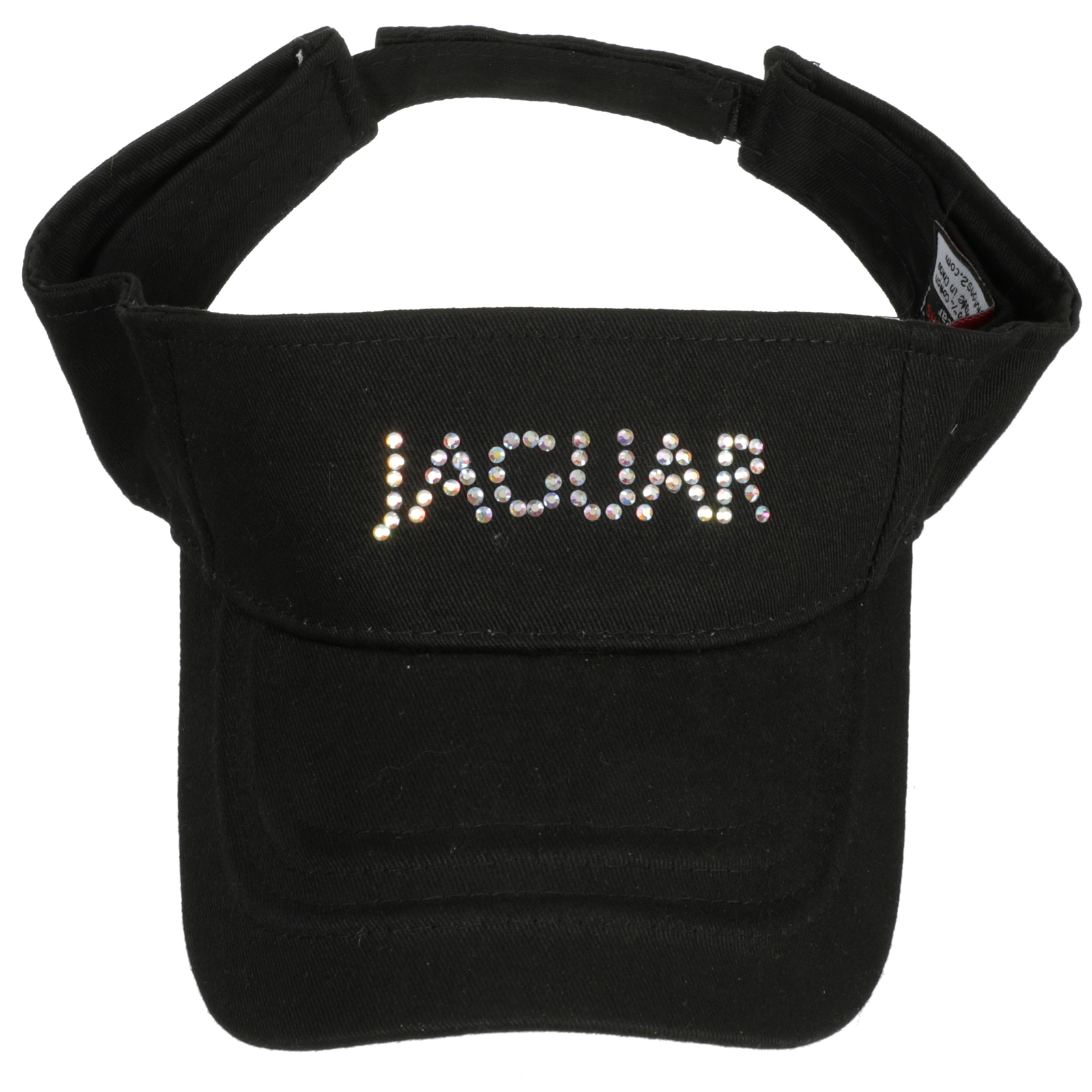 Black Jaguar Strapped Visor