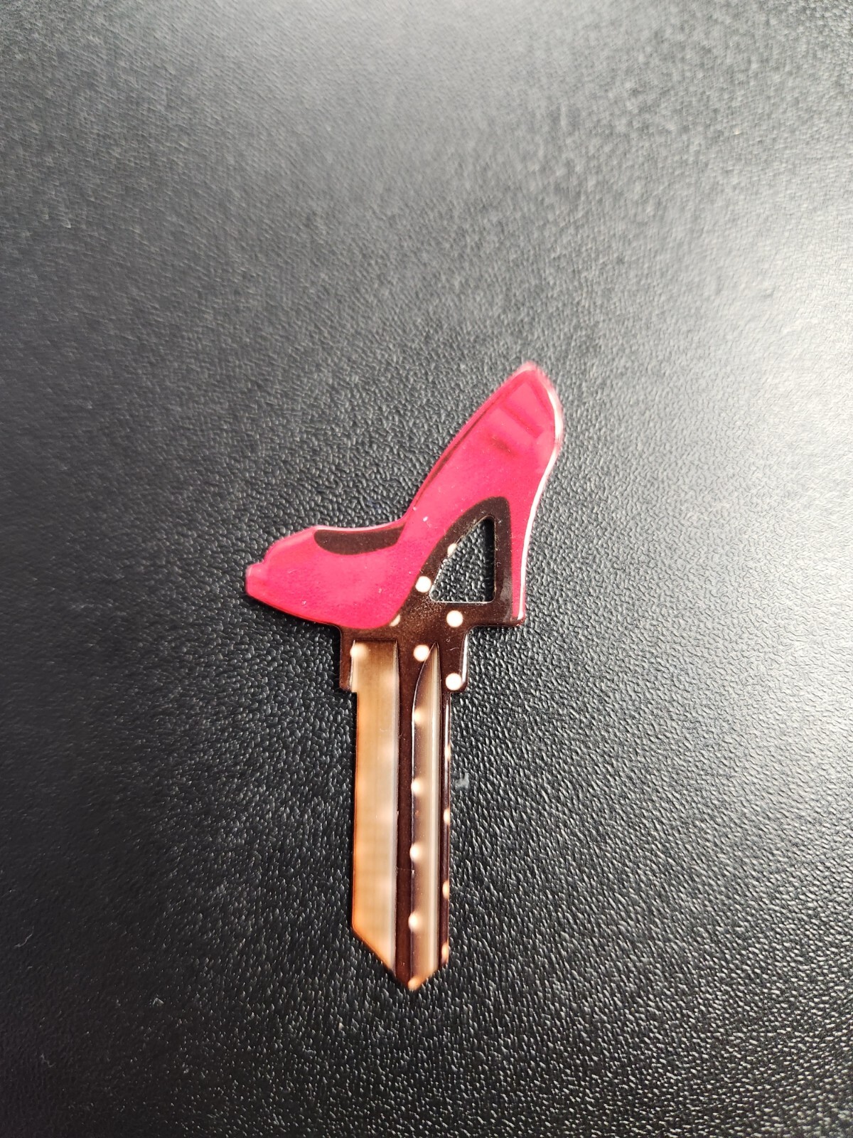 RED HIGH HEEL SHAPED SCHLAGE SC1 KEYBLANK