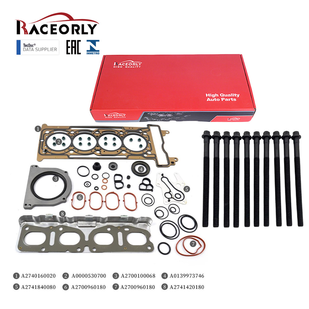 RACEORLY M274 Full Head Gasket Bolt For Mercedes C180 E250 W205 W212 X253 R172