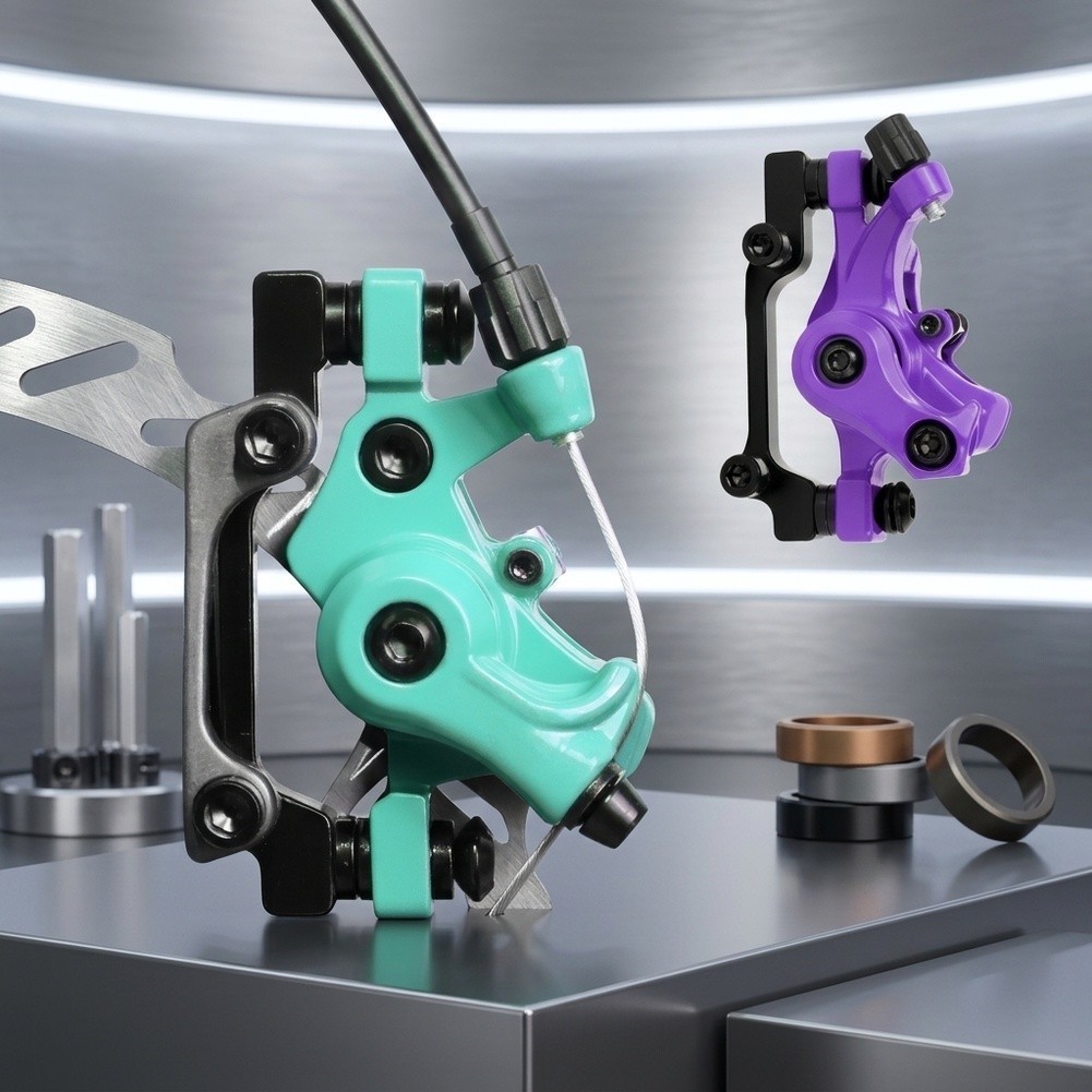 Mechanical Line Disc Brake Caliper for Folding Electric and Mountain Bikes