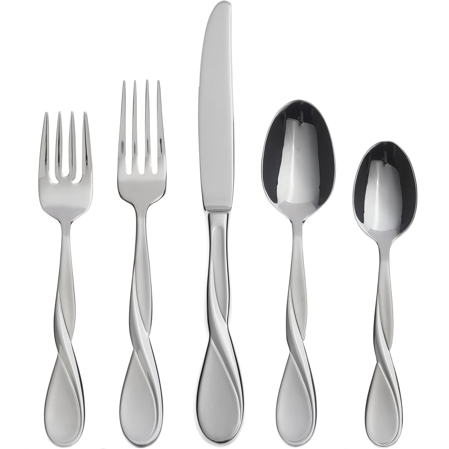 Oneida Satin Aquarius 18/10 Stainless Steel 5pc. Place Setting (Service for One)