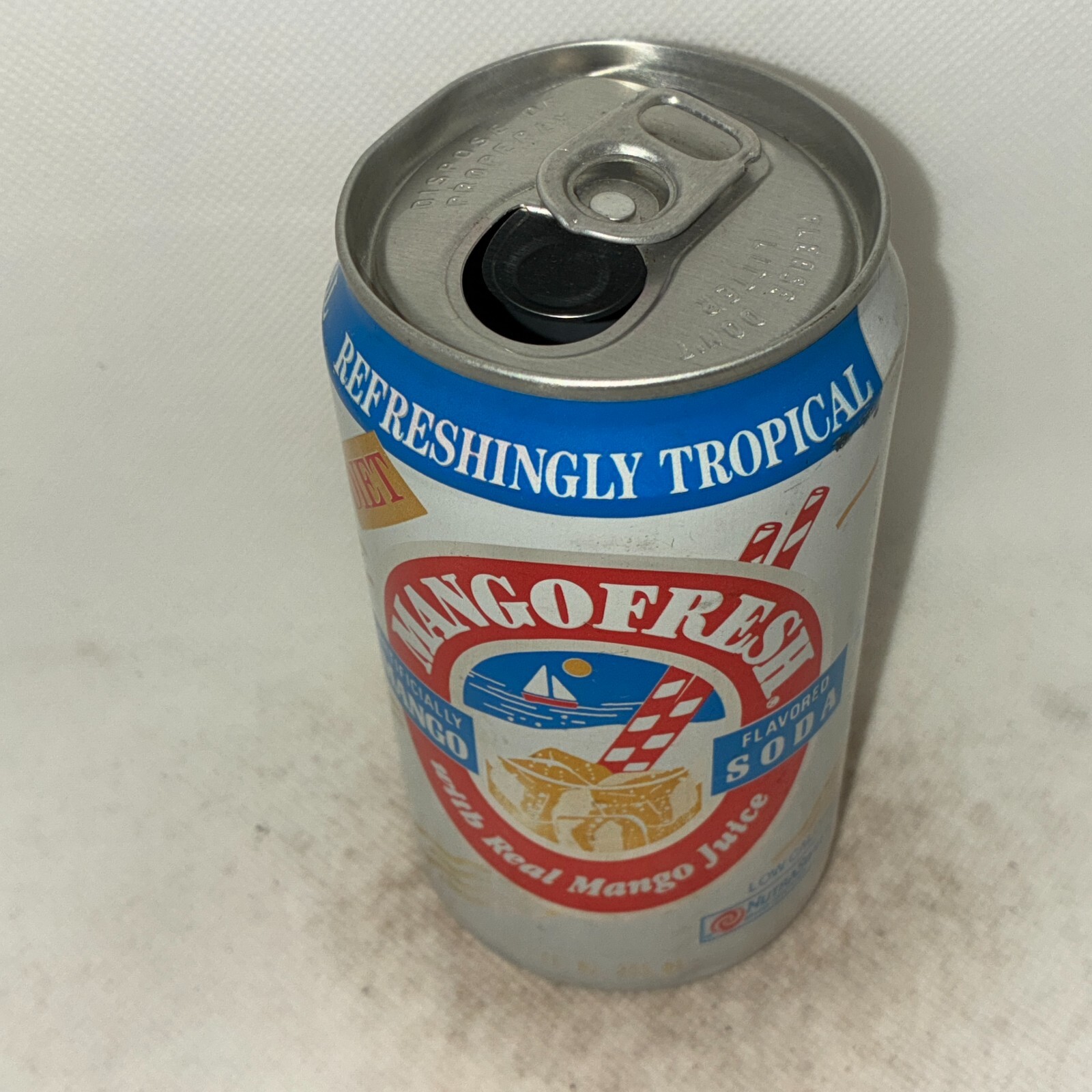 Diet Mango Fresh soda/juice can
