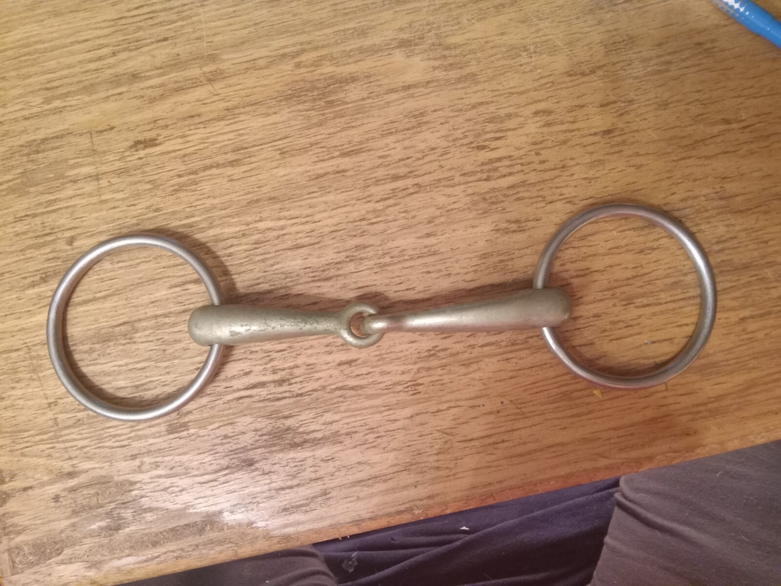 HS Herm Sprenger Loose Ring Snaffle Bit 5 1/4 in nickel mouth