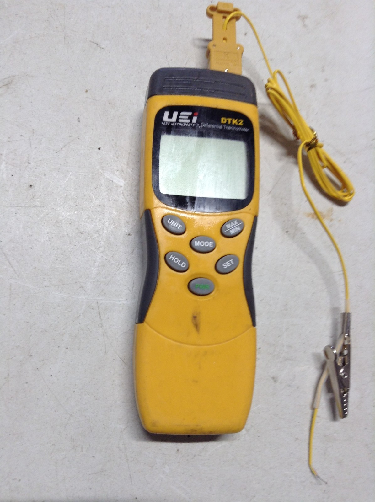 UEI DTK2 Dual Input Differential Thermometer Tested