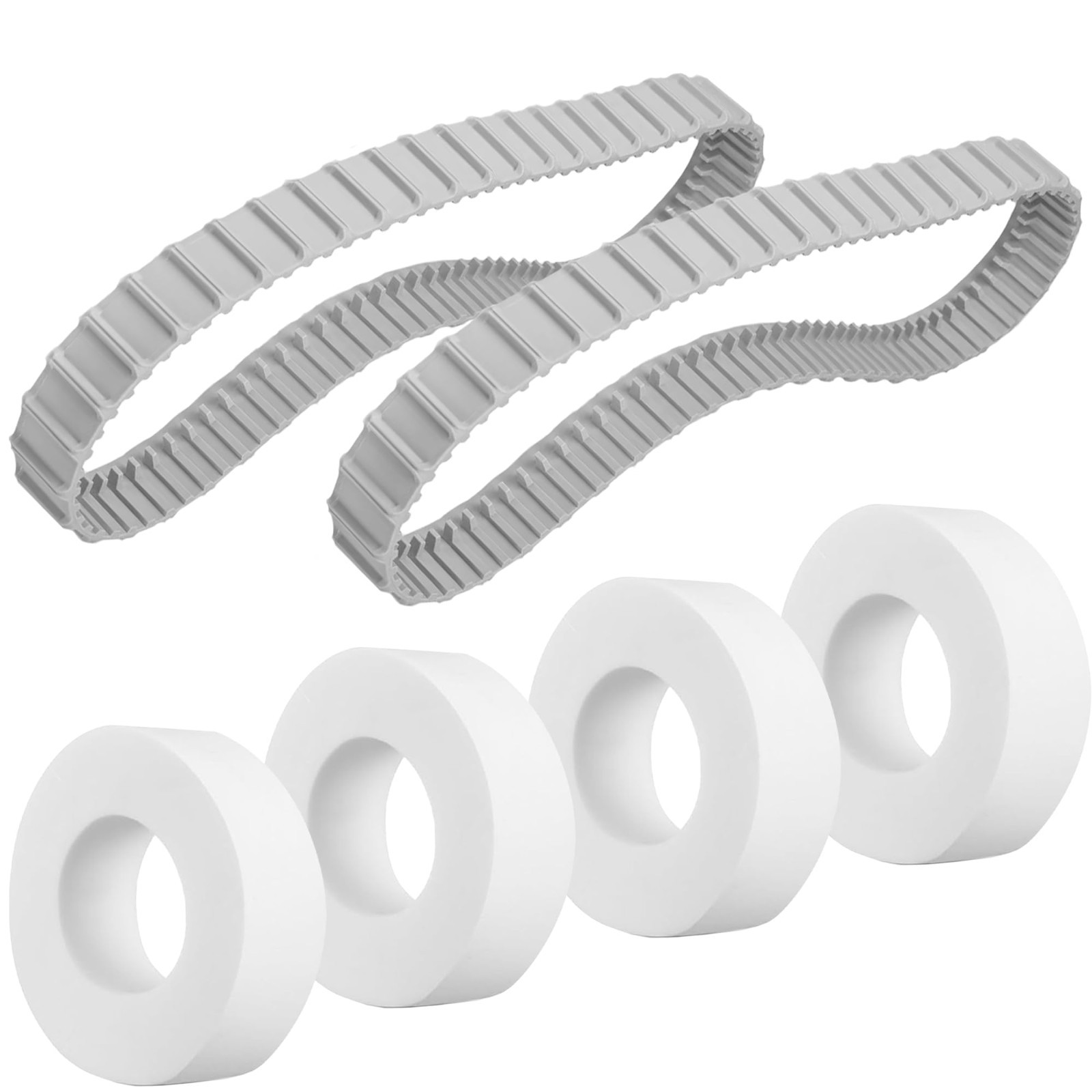 6 Pack Automatic Pool Cleaner Parts - Timing Track & Climbing Ring Kit for Robot