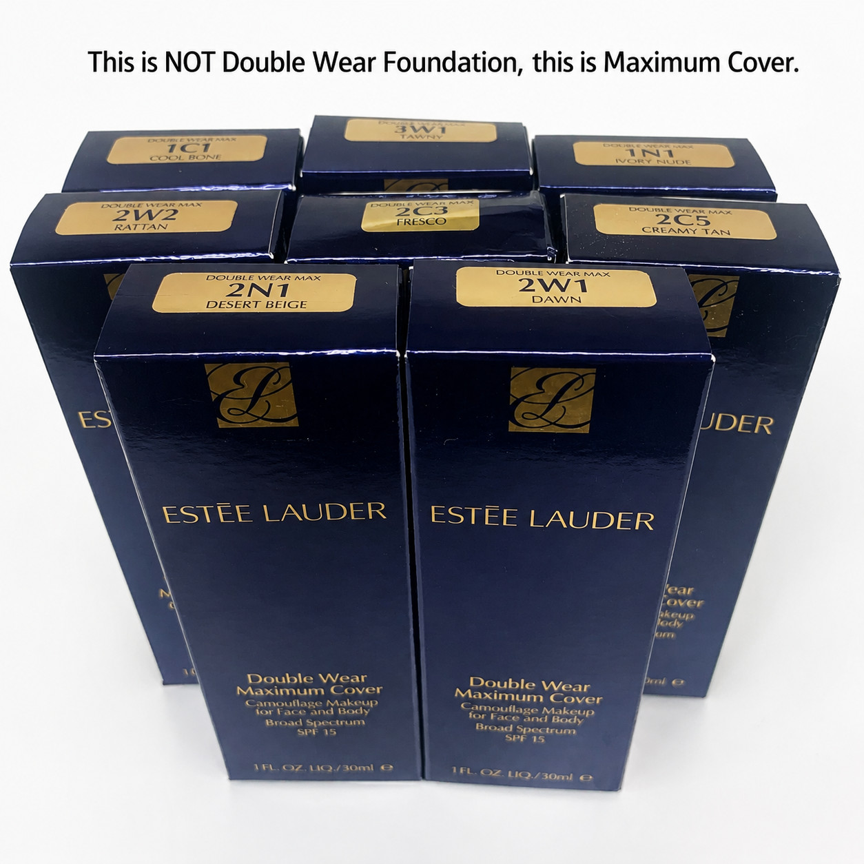 Estee Lauder Double Wear Maximum Cover Camouflage Makeup 1 Oz/ 30ml Choose Yours