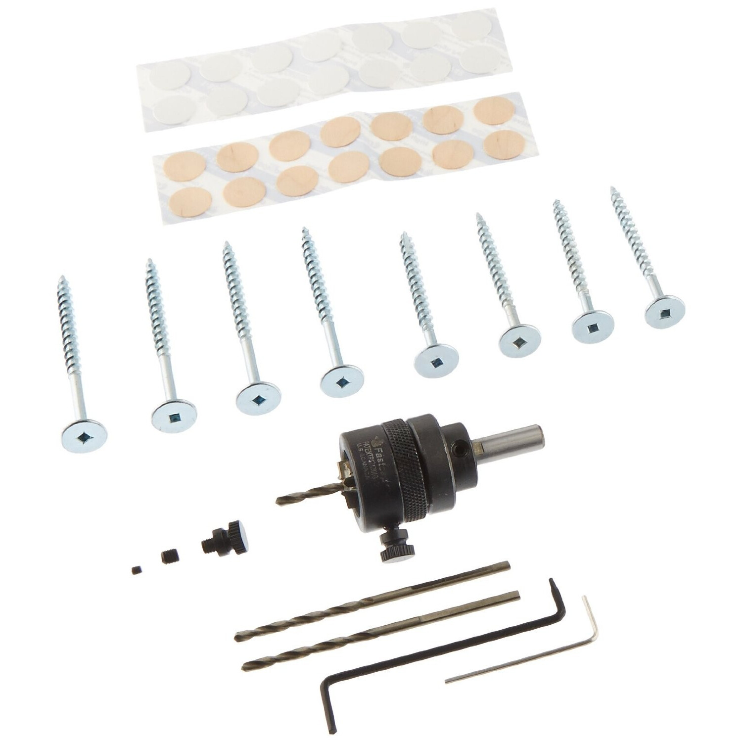 Fastcap Flushmount Carbide Drill Bit System (9/16") with Powerhead Screws