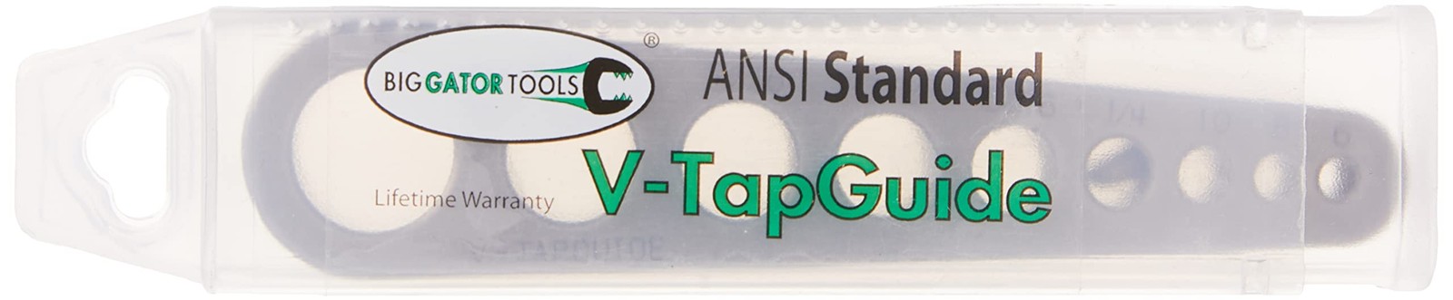 Big Gator Tools V-Tap Guide, Standard Sizes 0-80 to 5/8