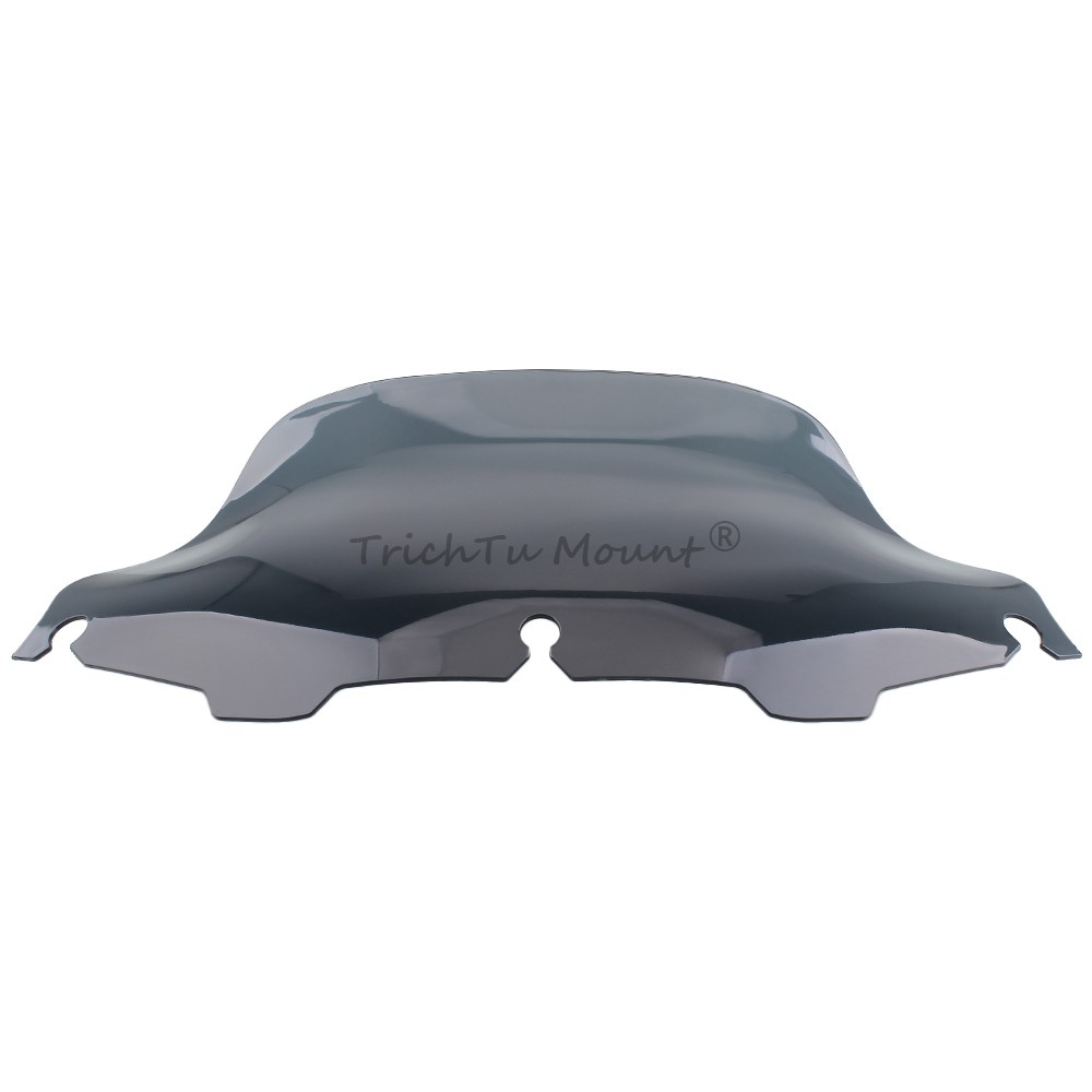 Light Gray 8" Wave Windshield Windscreen Fit for Harley Electra Glide 1996-2013