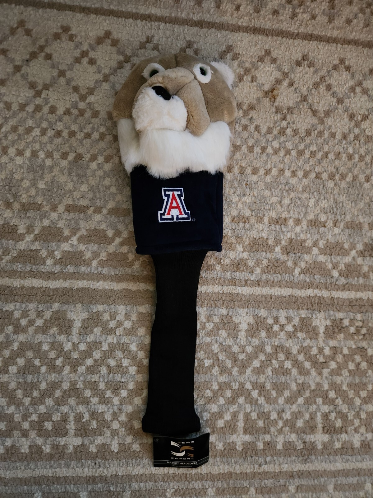 TEAM EFFORT UNIVERSITY OF ARIZONA MASCOT GOLF CLUB HEADCOVER ( NEW )