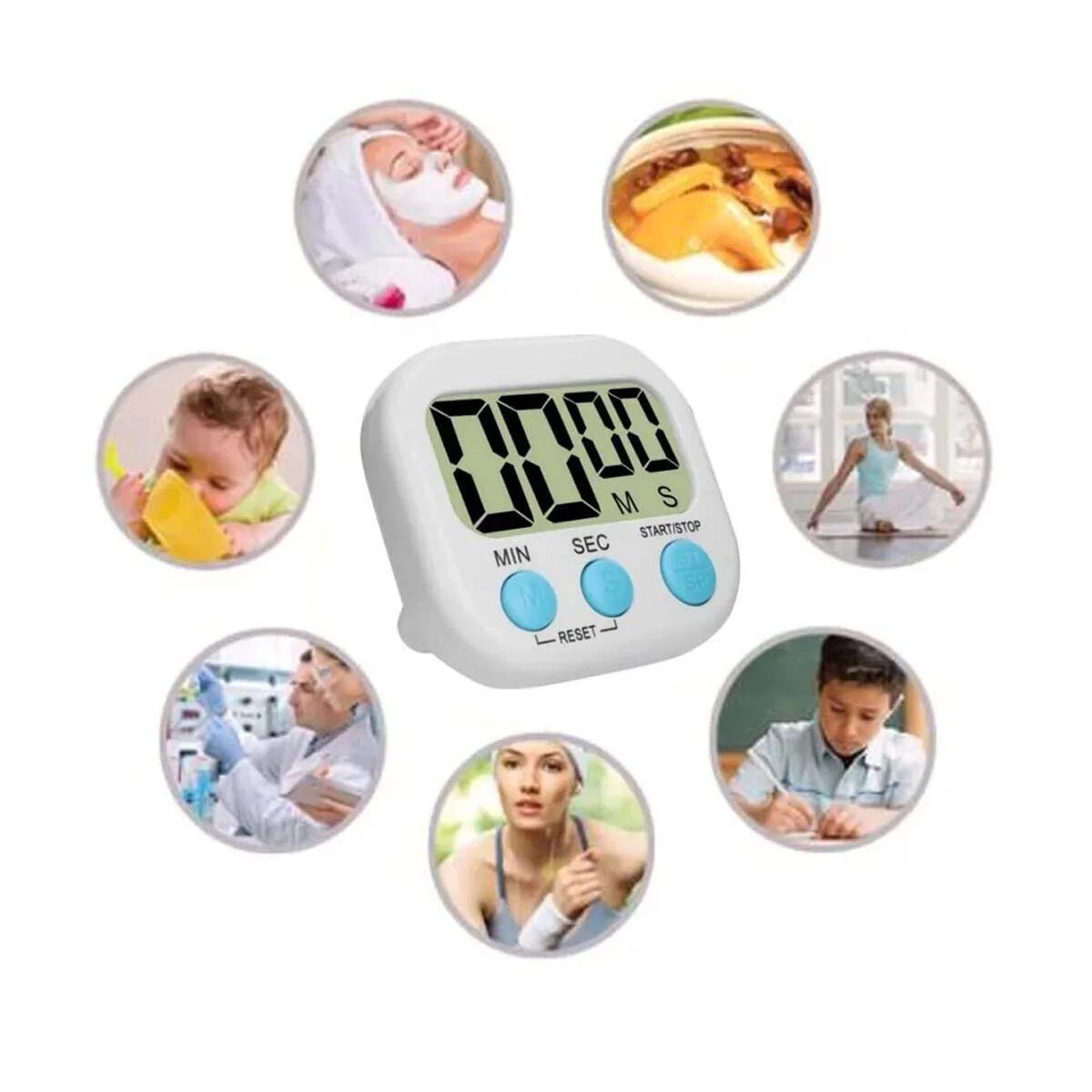 Multifunction LCD Digital Timer – Perfect for Gym, Cooking, Study & Office USA