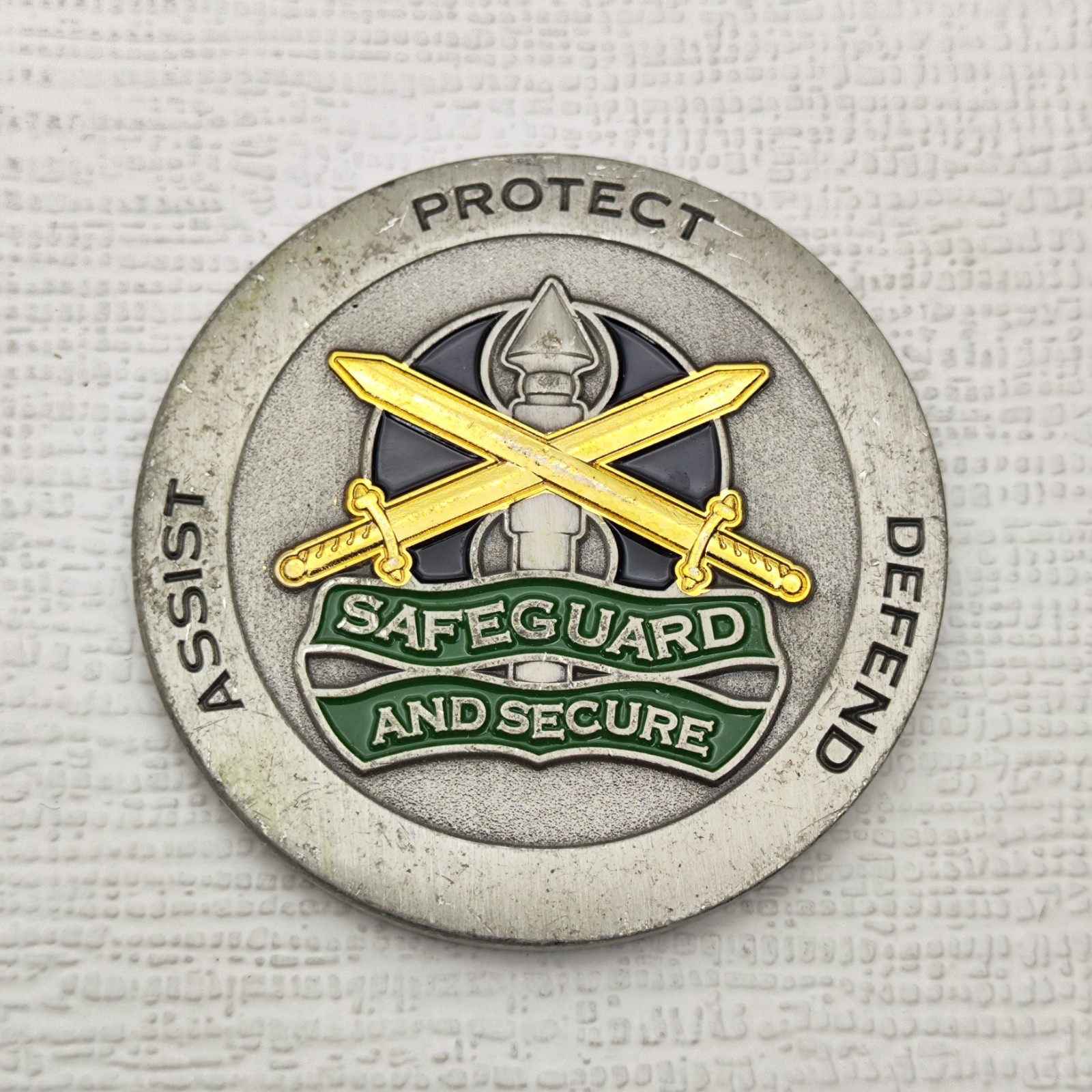 US ARMY 785th Military Police Challenge Coin