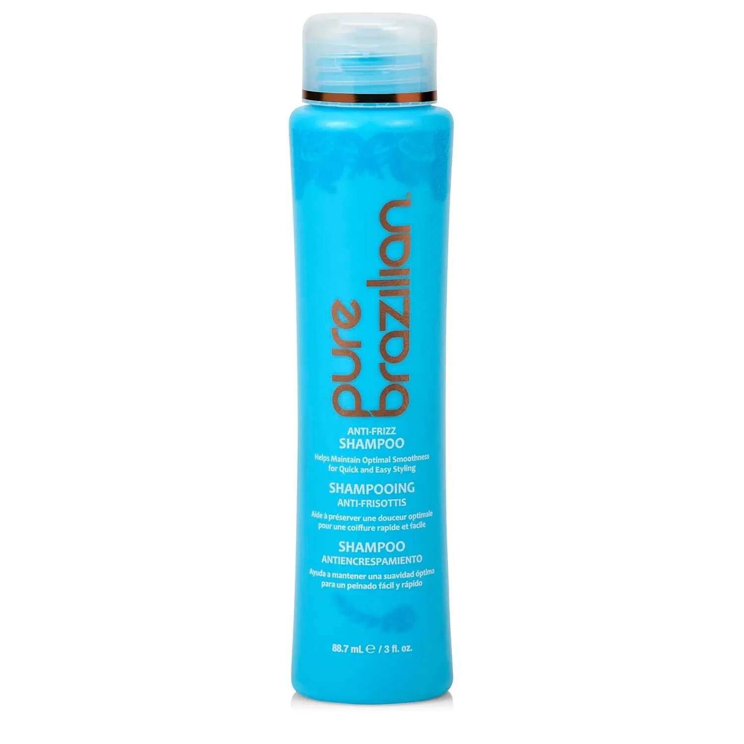 Pure Brazilian Anti-Frizz Shampoo 3oz 88.7ml