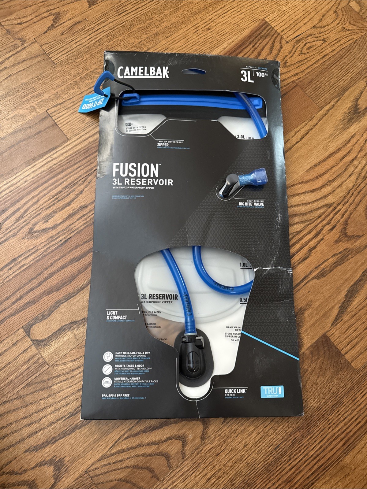 Camelbak Fusion™ 3L Group Reservoir with TRU Zip Waterproof Zipper New With Tags