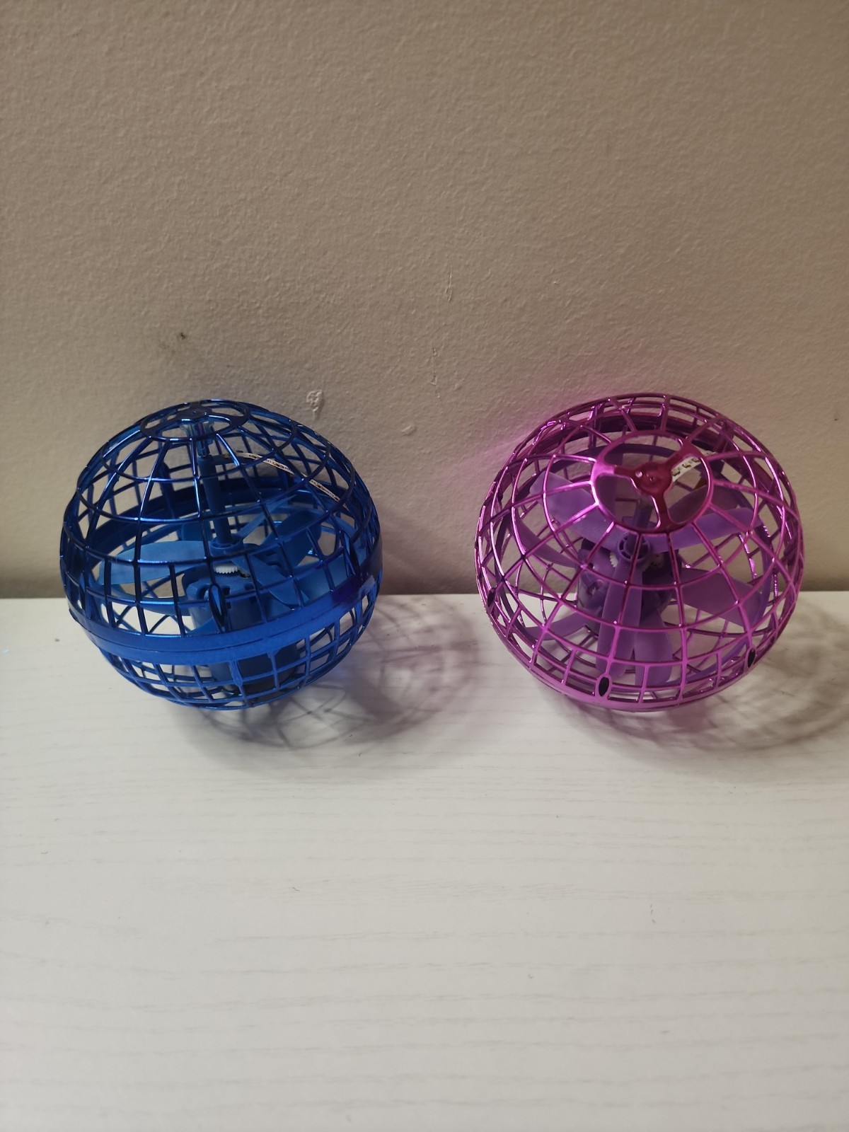 LOT Of 2 Wonder Sphere Magic Hover Ball Drone STEM TOY + One Charger Cable