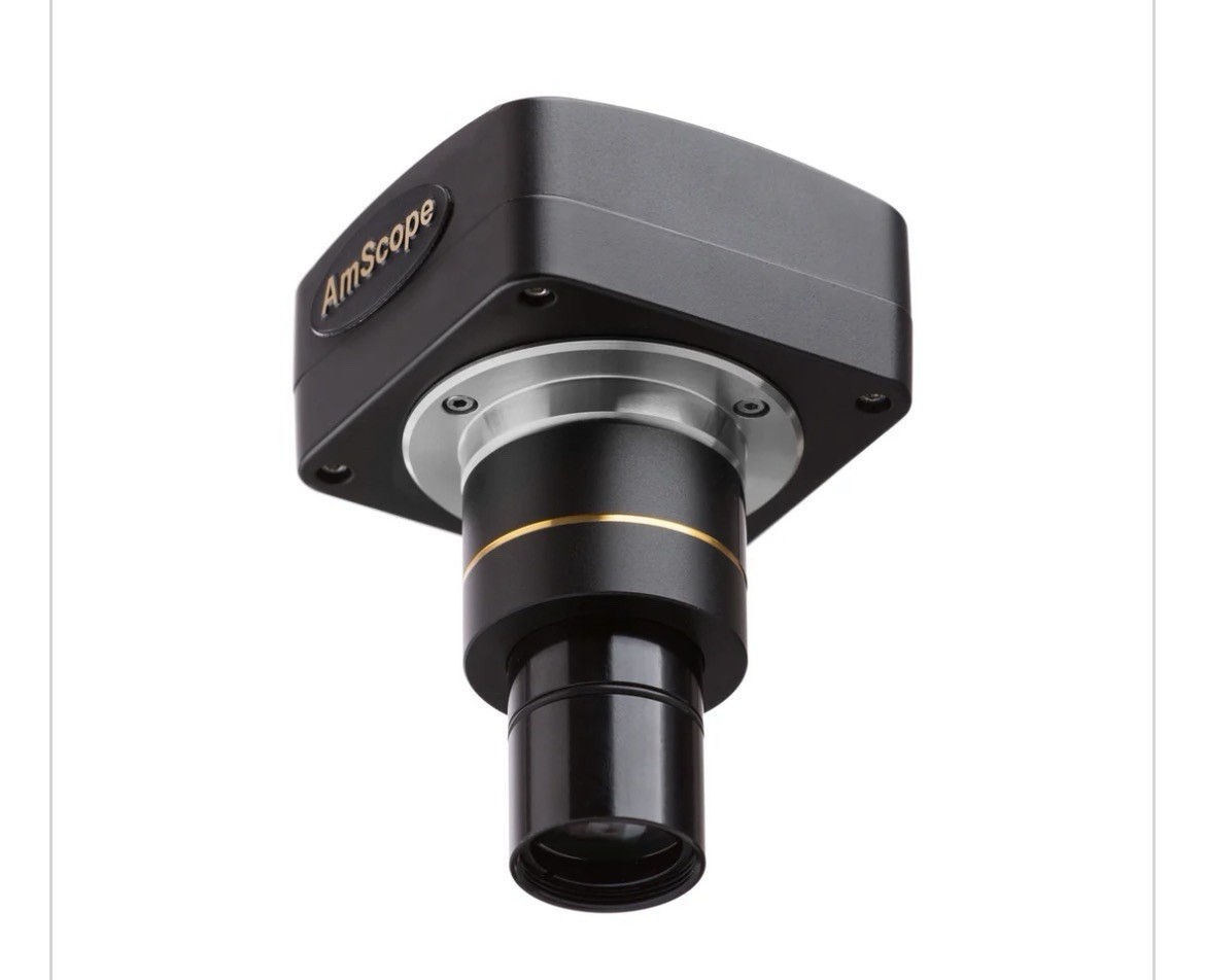 Amscope MU Series 8.0 MP USB 2.0 Color CMOS C-Mount Microscope Camera Reduction