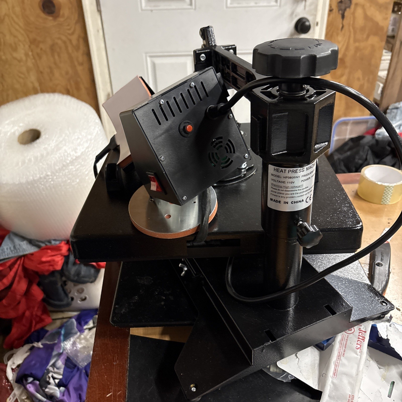 8-in-1 Digital Transfer Sublimation Heat Press Machine